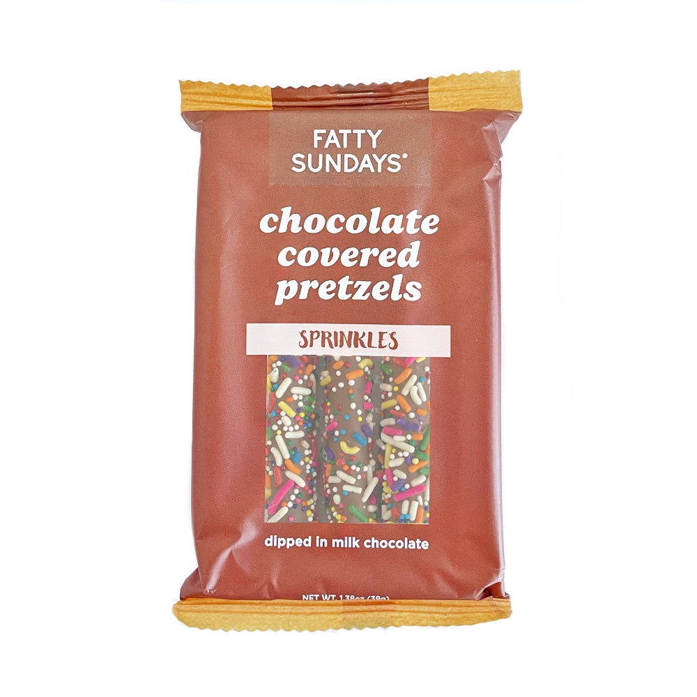 Sprinkle Chocolate Covered Pretzels