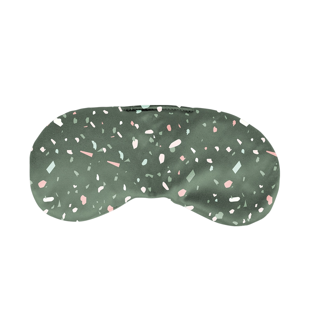 Green Terrazzo Eye Pillow