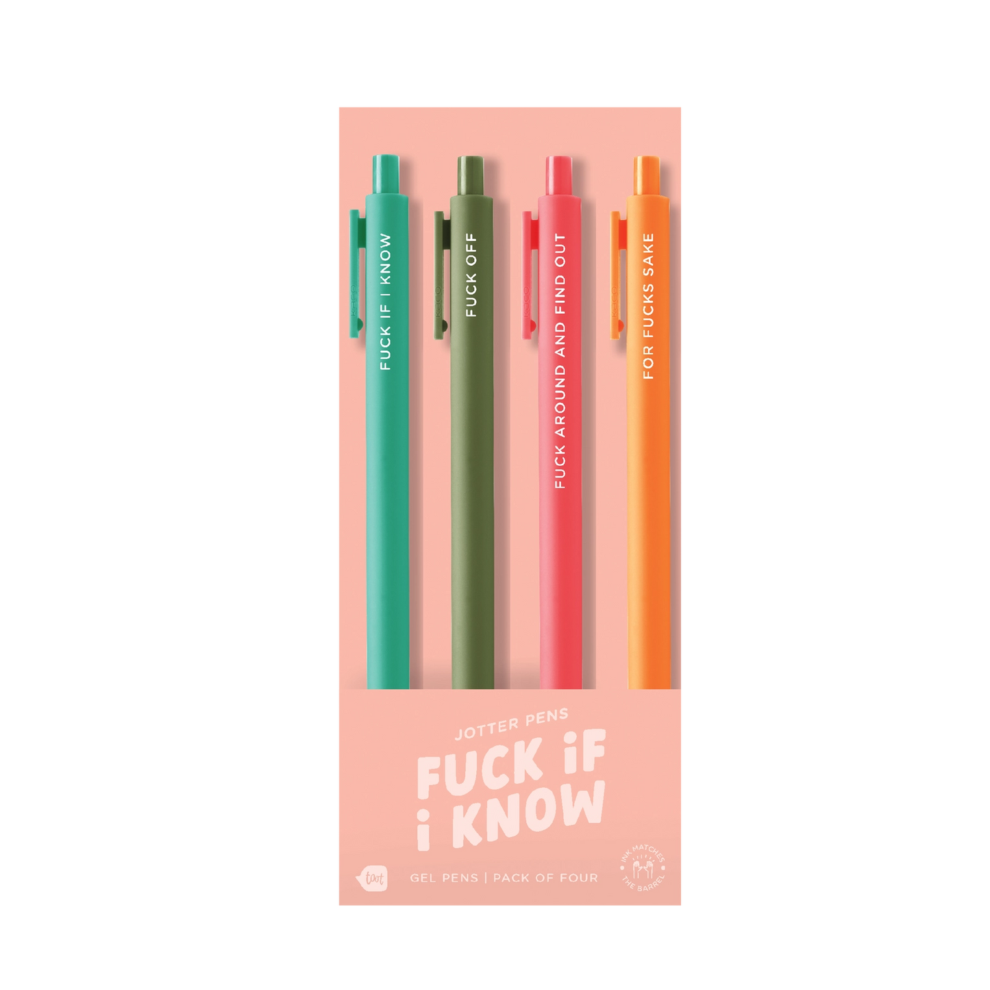 "Fuck if I Know" Jotter Pen Set