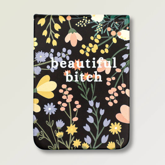 Beautiful Bitch Floral Pocket Journal