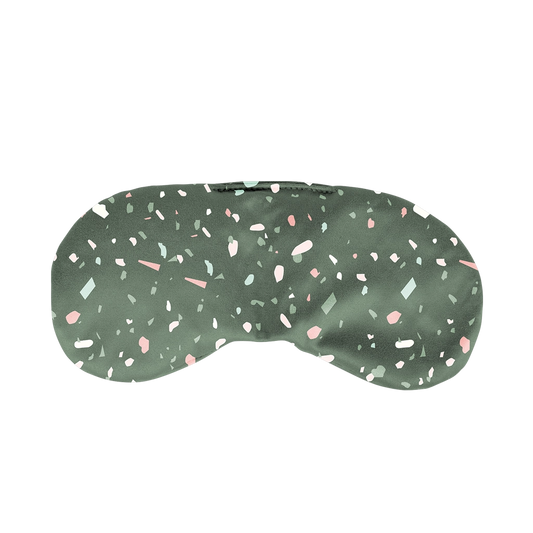 Green Terrazzo Eye Pillow