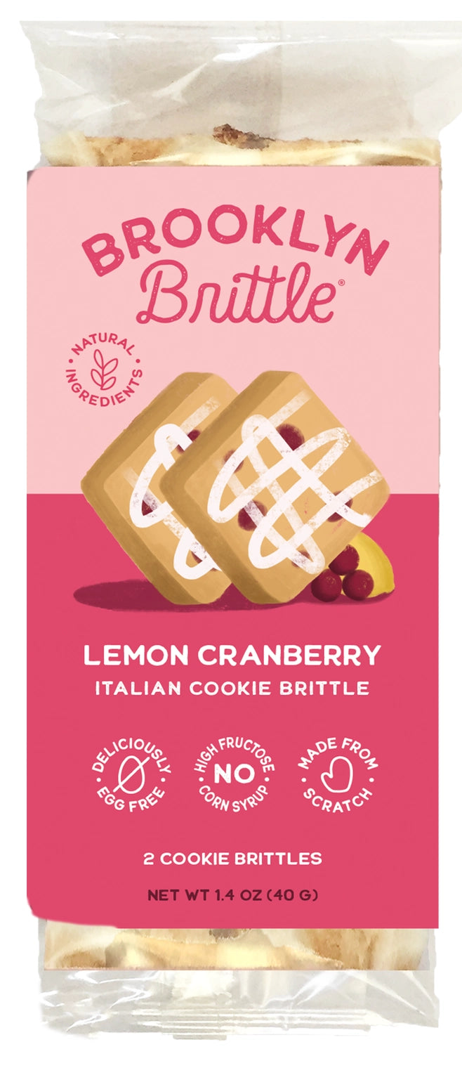 Lemon Cranberry Cookie Brittle